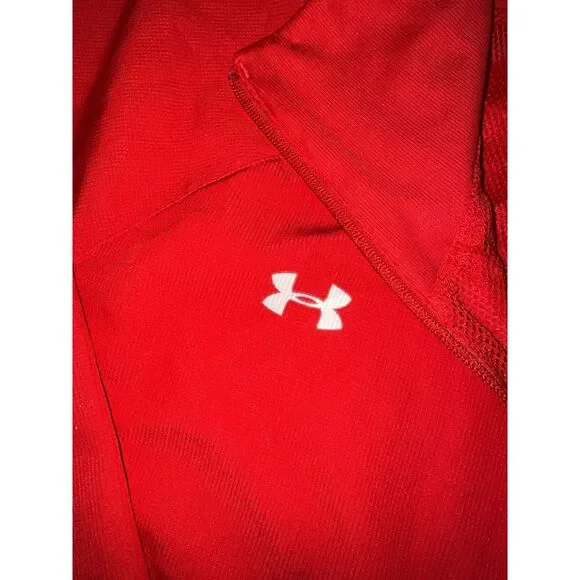Under Armour Windbreaker Full Zip Track Jacket- Women's No Size Tag (~L, XL) - Picture 3 of 4